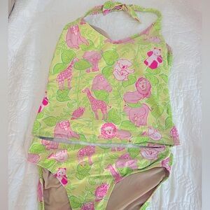 Lilly Pulitzer tankini animal print